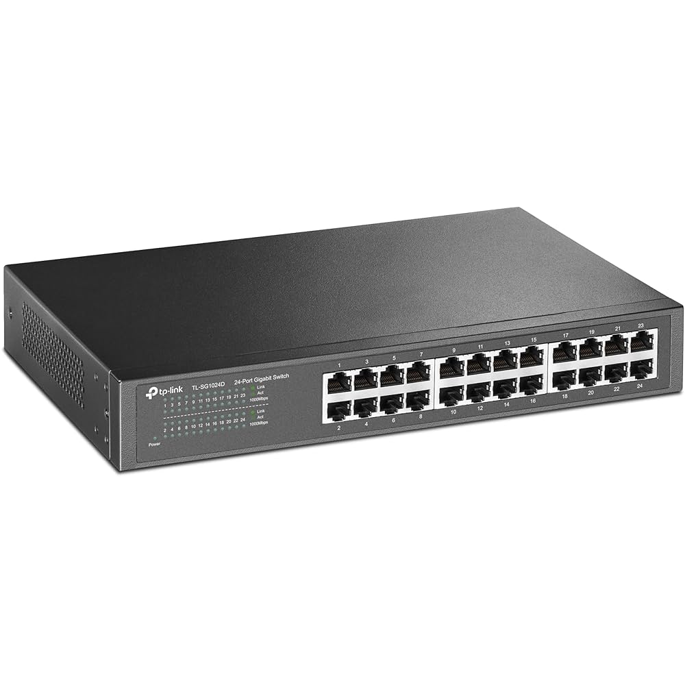 Tp-Link TL-SG1024D 24Port 10/100/1000 Mbps Gigabit Switch
