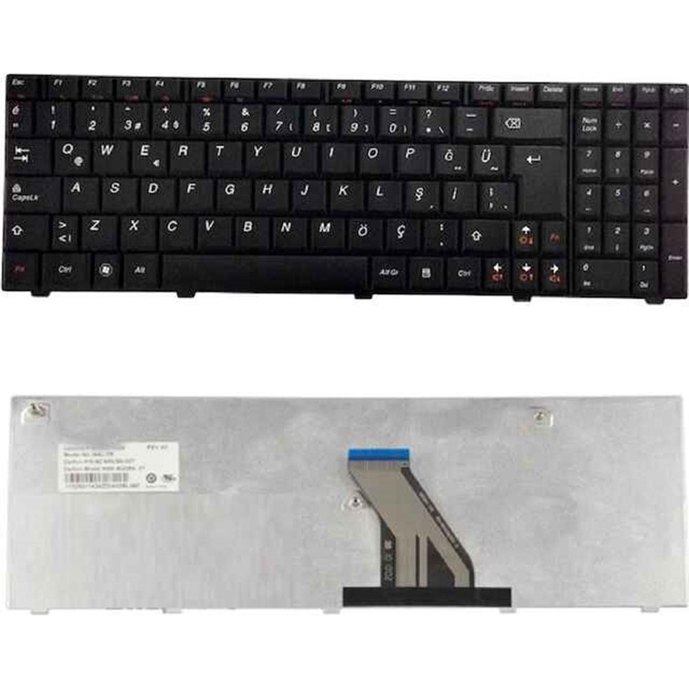 Retro NBKL606TOR Lenovo G560 Uyumlu Notebook Klavyesi