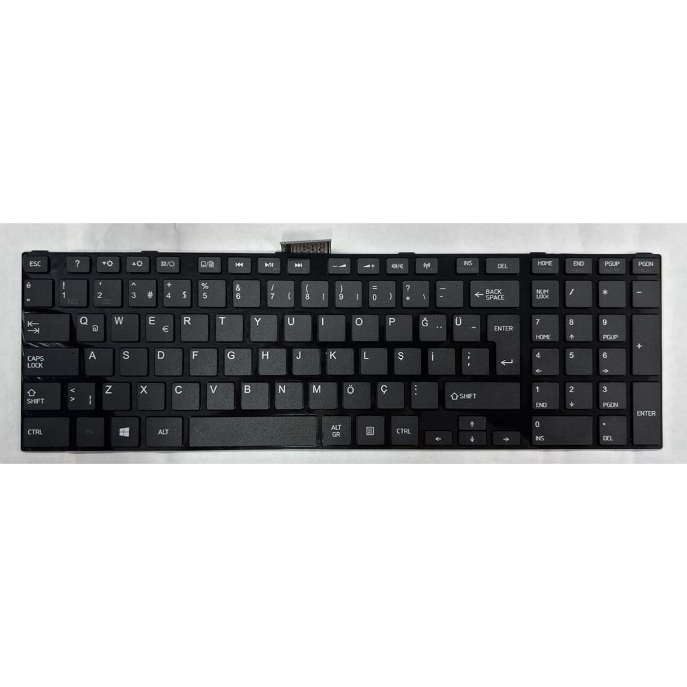 Retro NBKL121TR Toshiba Dynabook Satellite C850, L850 Notebook Klavyesi - Siyah - TR - WF