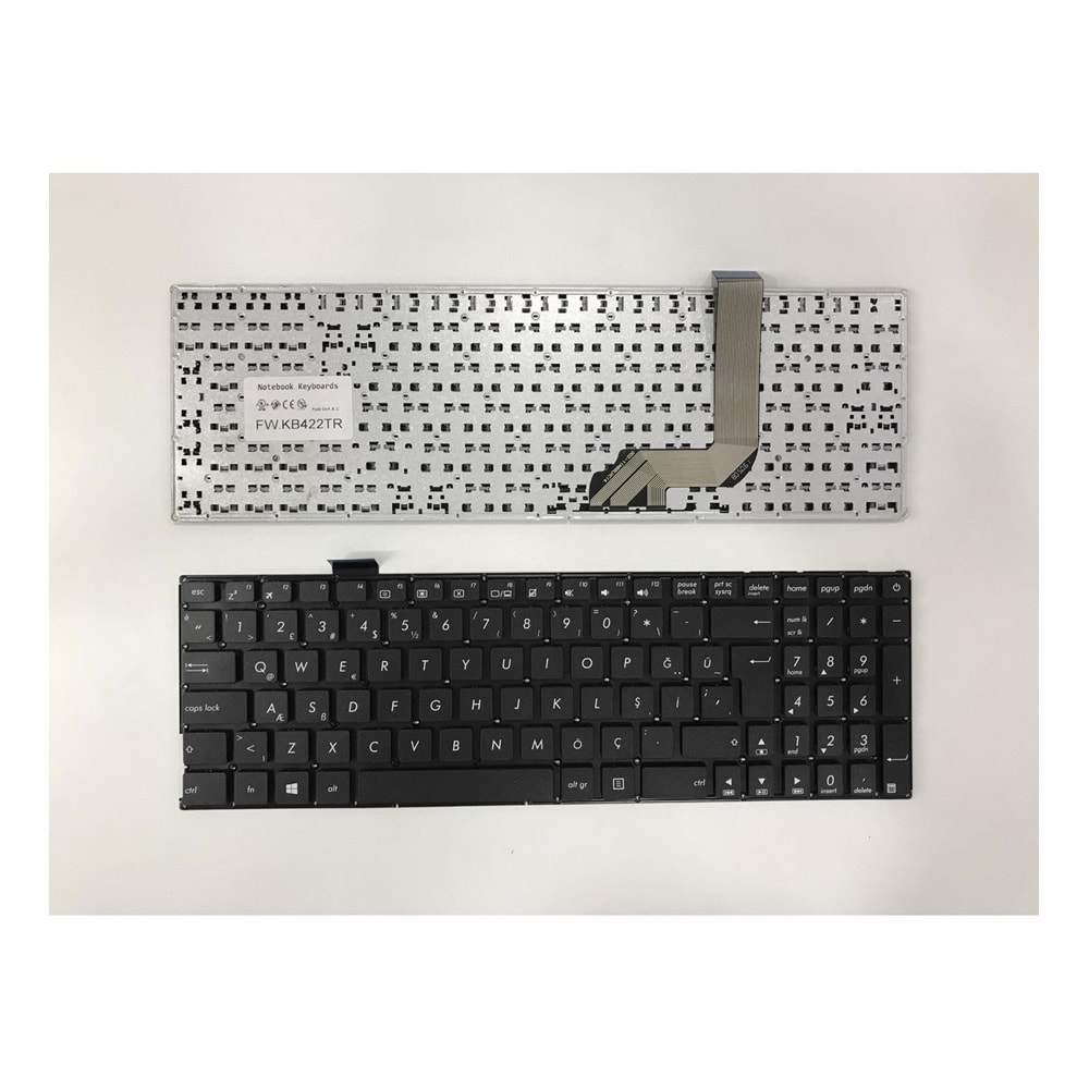 Retro NBKL334 Asus X542U Uyumlu Notebook Klavyesi - Siyah - TR