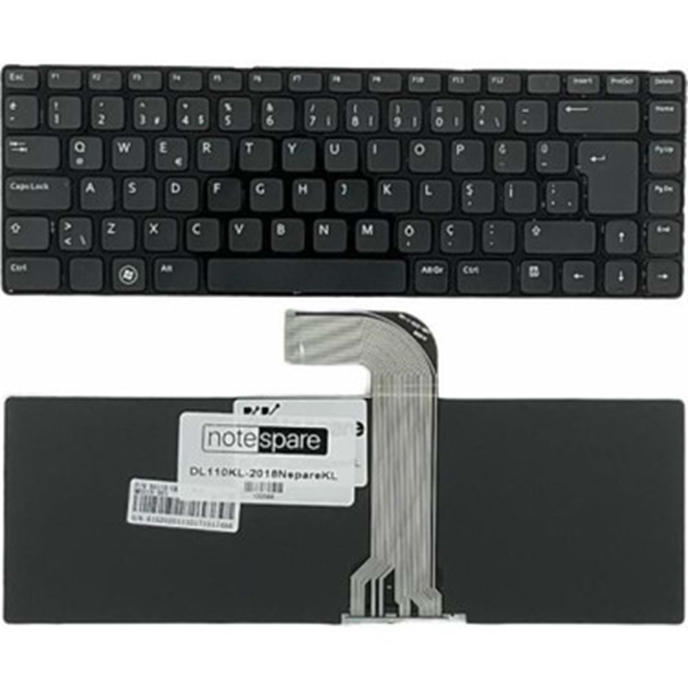 Retro NBKL724TR Dell Inspiron M4040 Uyumlu Nb Klavyesi - Siyah - TR