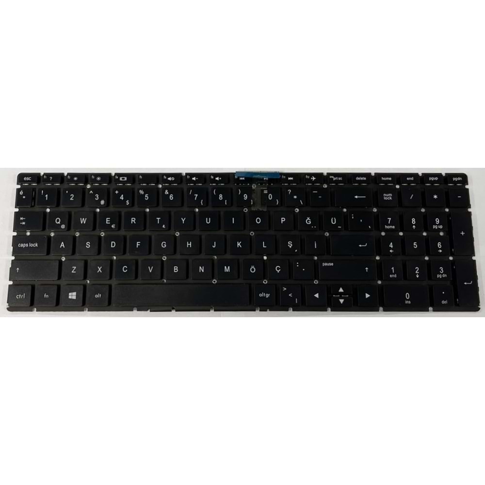 Retro NBKL0059 HP 15-BS000 Uyumlu Siyah Notebook Klavyesi