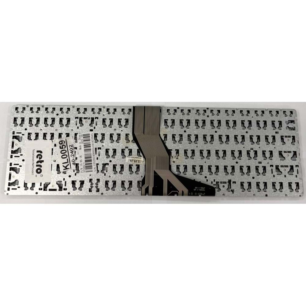 Retro NBKL0059 HP 15-BS000 Uyumlu Siyah Notebook Klavyesi