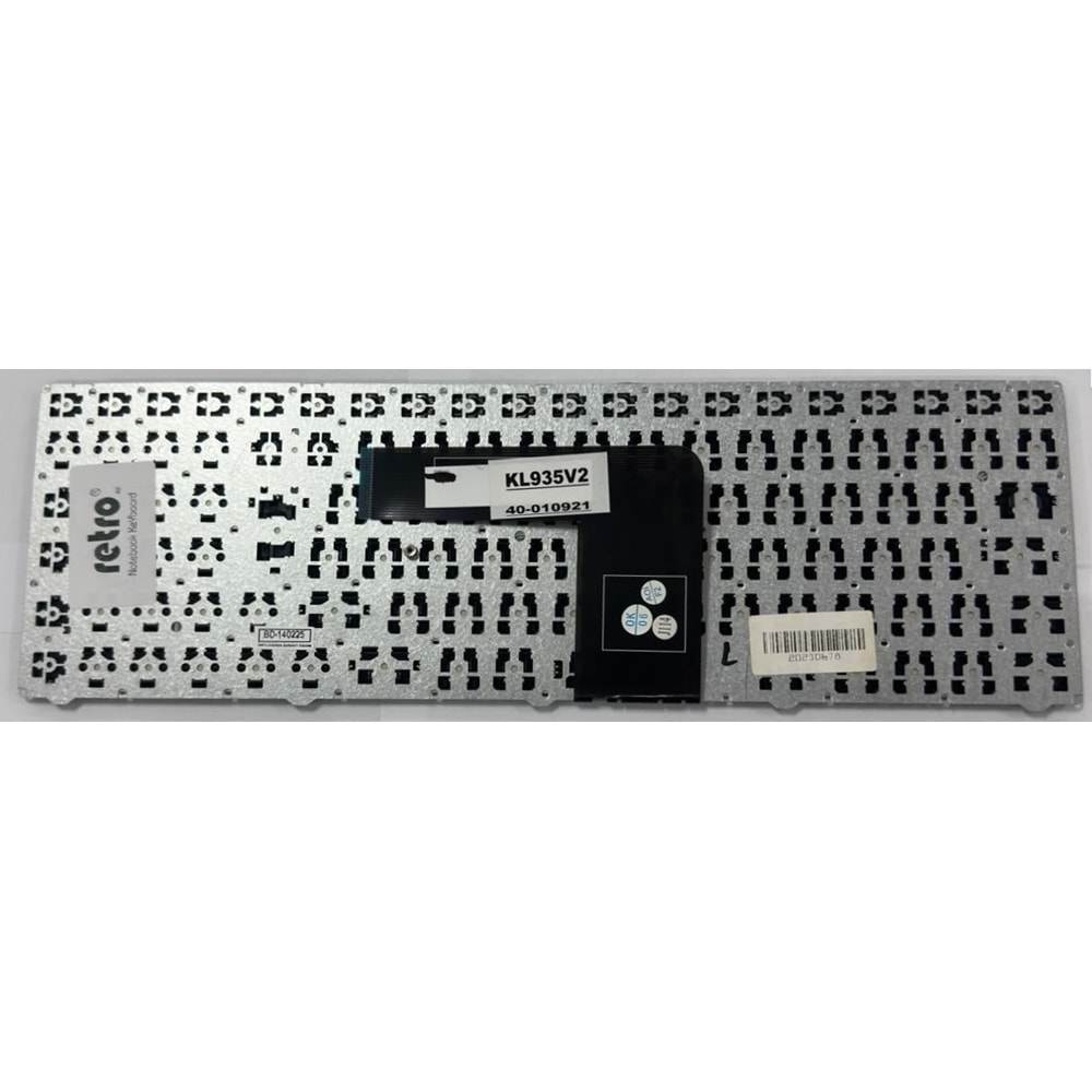 Retro NBKL935V2 Casper Nirvana D15D Uyumlu Notebook Klavyesi - Siyah - TR - V1