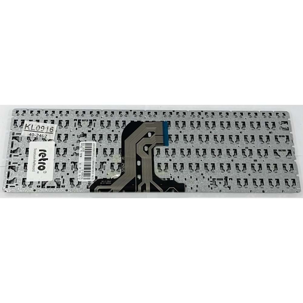 Retro NBKL916 Hp 15-ac000 Uyumlu Notebook Klavyesi - Siyah