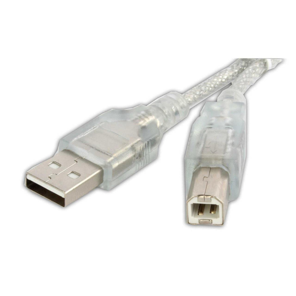 S-Link SL-U2003 USB2,0 3M Şeffaf Yazıcı Kablo