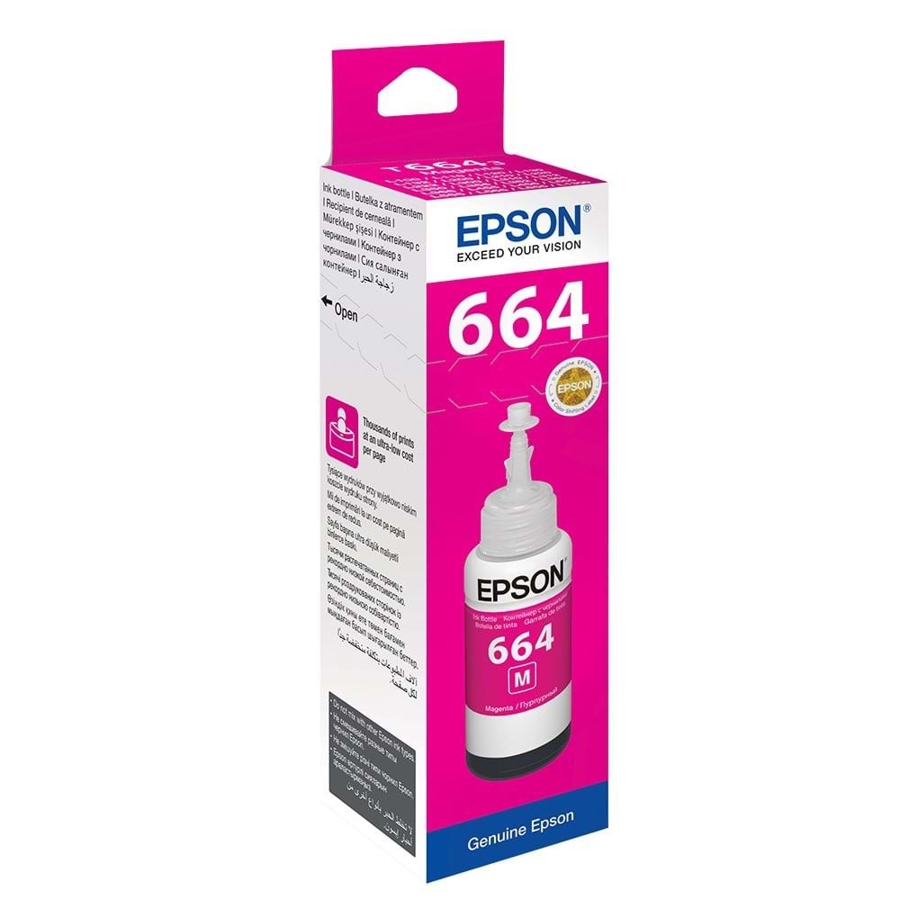 Epson T6643 Kırmızı Mürekkep