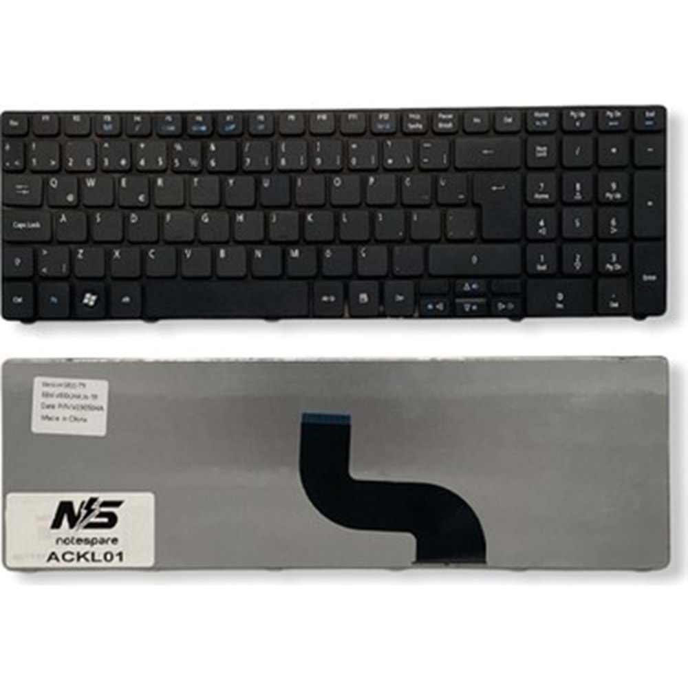 Retro NBKL413 Packard Bell EasyNote MT85 Uyumlu Notebook Klavyesi