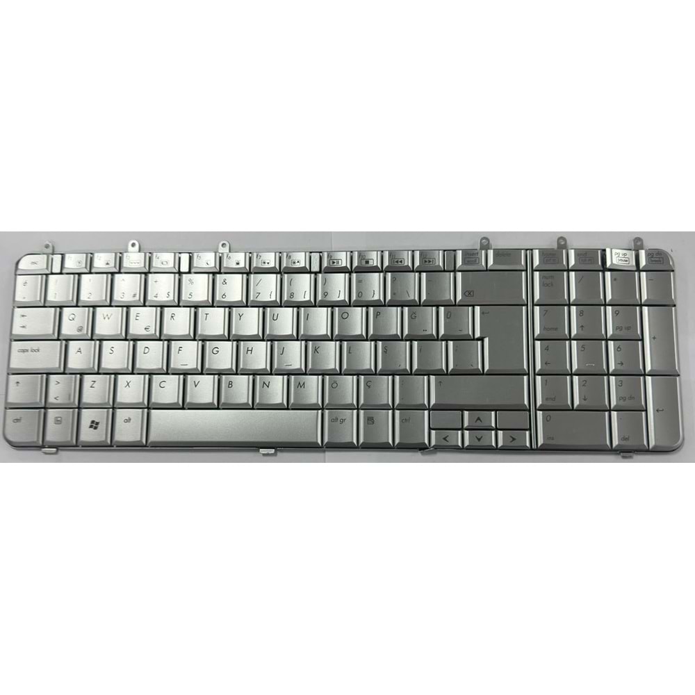 Retro NBKL074 HP DV7-1000 Uyumlu Notebook Klavyesi Silver