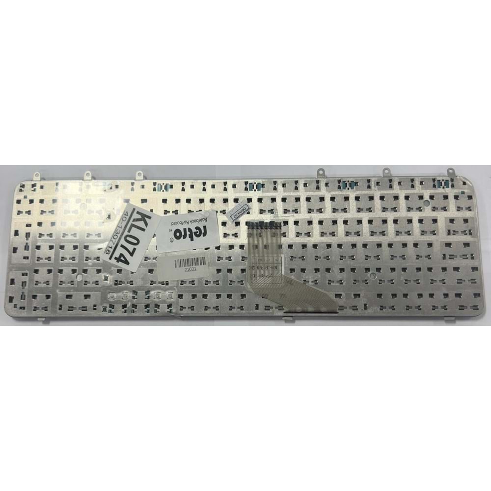Retro NBKL074 HP DV7-1000 Uyumlu Notebook Klavyesi Silver
