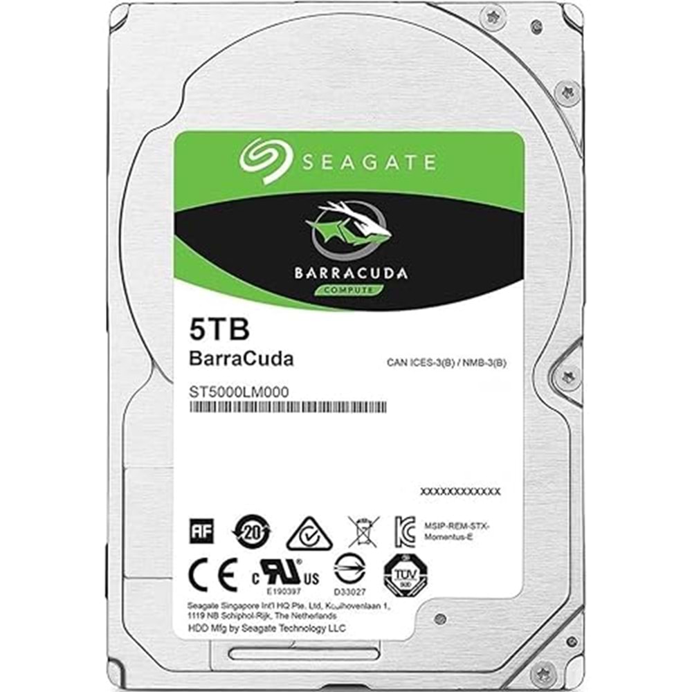 Seagate 5TB 5900RPM 128MB 3,5