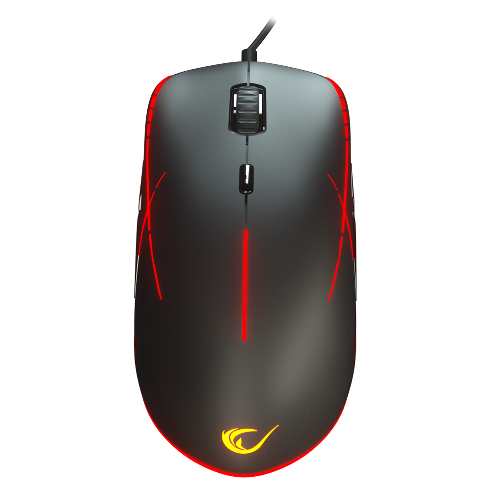 Rampege SMX-R115 GEAR-X 6400dpi Hareketli RGB Işıklı 9 Adet Makro Tuşlu Gaming Oyuncu Mouse