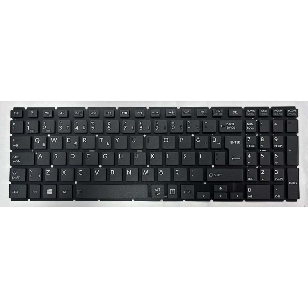 Retro NBKL893 Toshiba Satellite L50-B Uyumlu Notebook Klavyesi - Siyah - TR