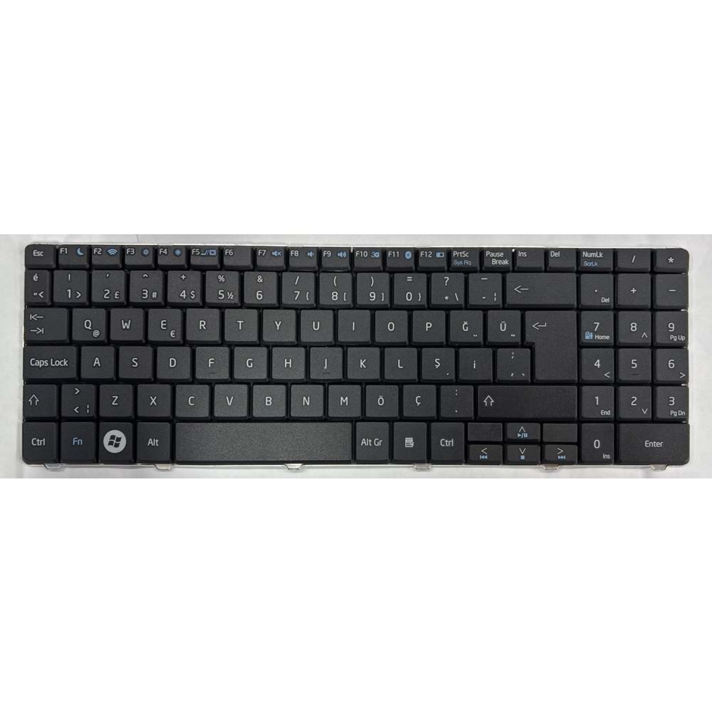 Retro NBKL485CTR Casper H36 Uyumlu Notebook Klavyesi - Siyah