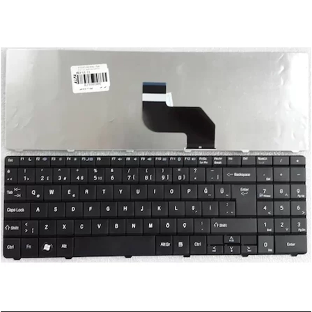 Retro NBKL865 Casper Nirvana CGA, C16 Uyumlu Notebook Klavyesi -Siyah -TR