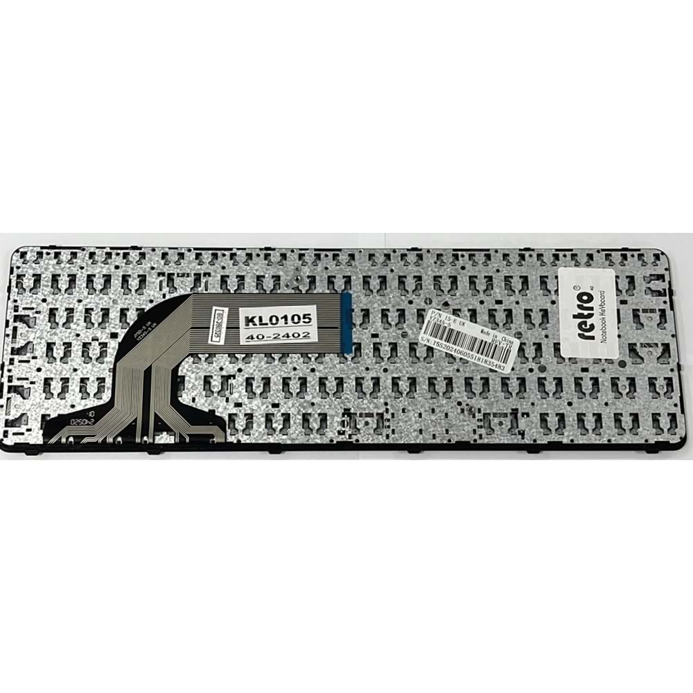 Retro NBKL105 15-n000 Uyumlu Notebook Klavyesi - Siyah - TR