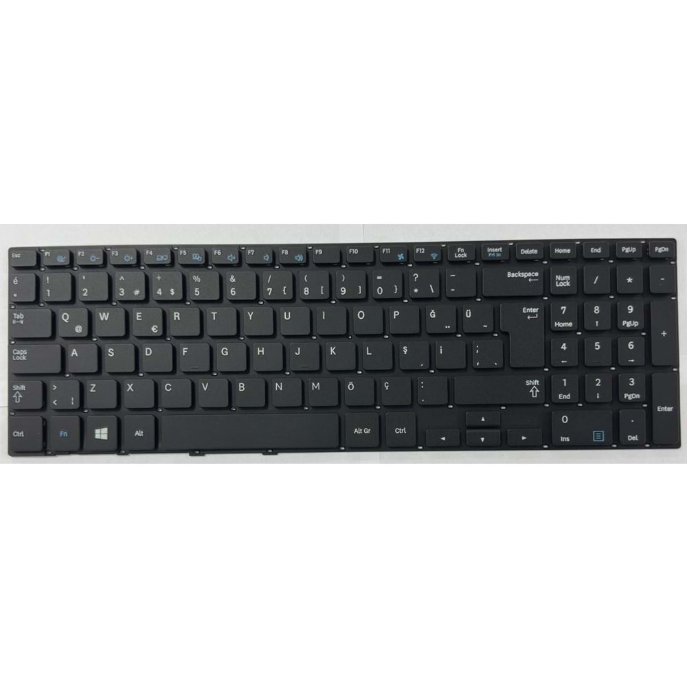 Retro NBKL140B Samsung NP370R5E Uyumlu Siyah Notebook Klavyesi