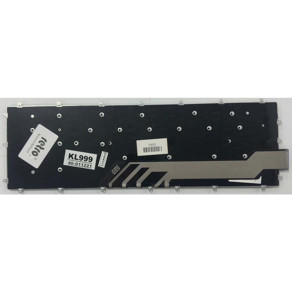 Retro NBKL999 Dell İnspiron 7566 Uyumlu Notebook Klavyesi - Siyah- TR