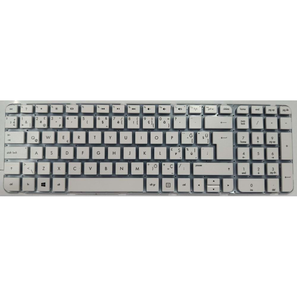 Retro NBKL207W Hp Pavilion g6-2000, g6-2100, g6-2200, g6-2300 Notebook Klavye - Tuş Takımı / Beyaz - TR