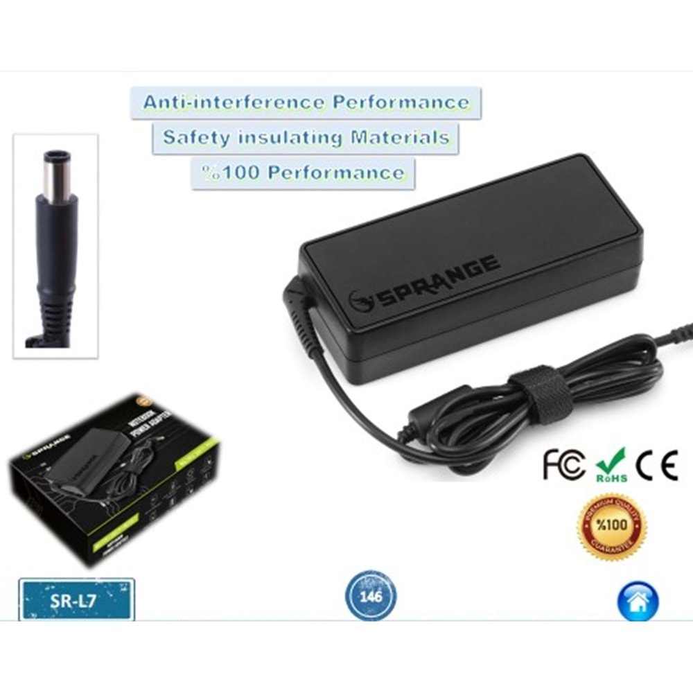 Sprange SR-L7 19,5V 4,74A 7,4*5,0 Dell Notebook Adaptörü