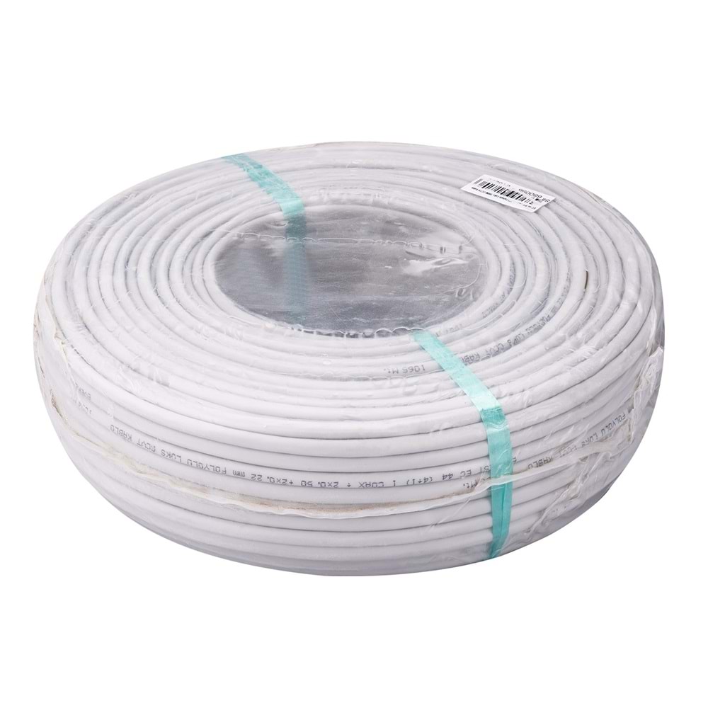 Everest EC-41 4+1 Folyolu 100M Lüks CCTV Kablo