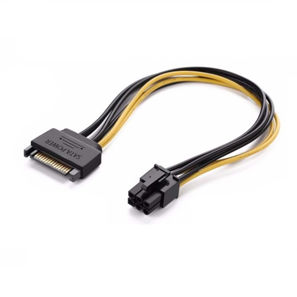 Molix MX-1435 15Pin Sata to 6Pin Ekran Kartı Power Çevirici