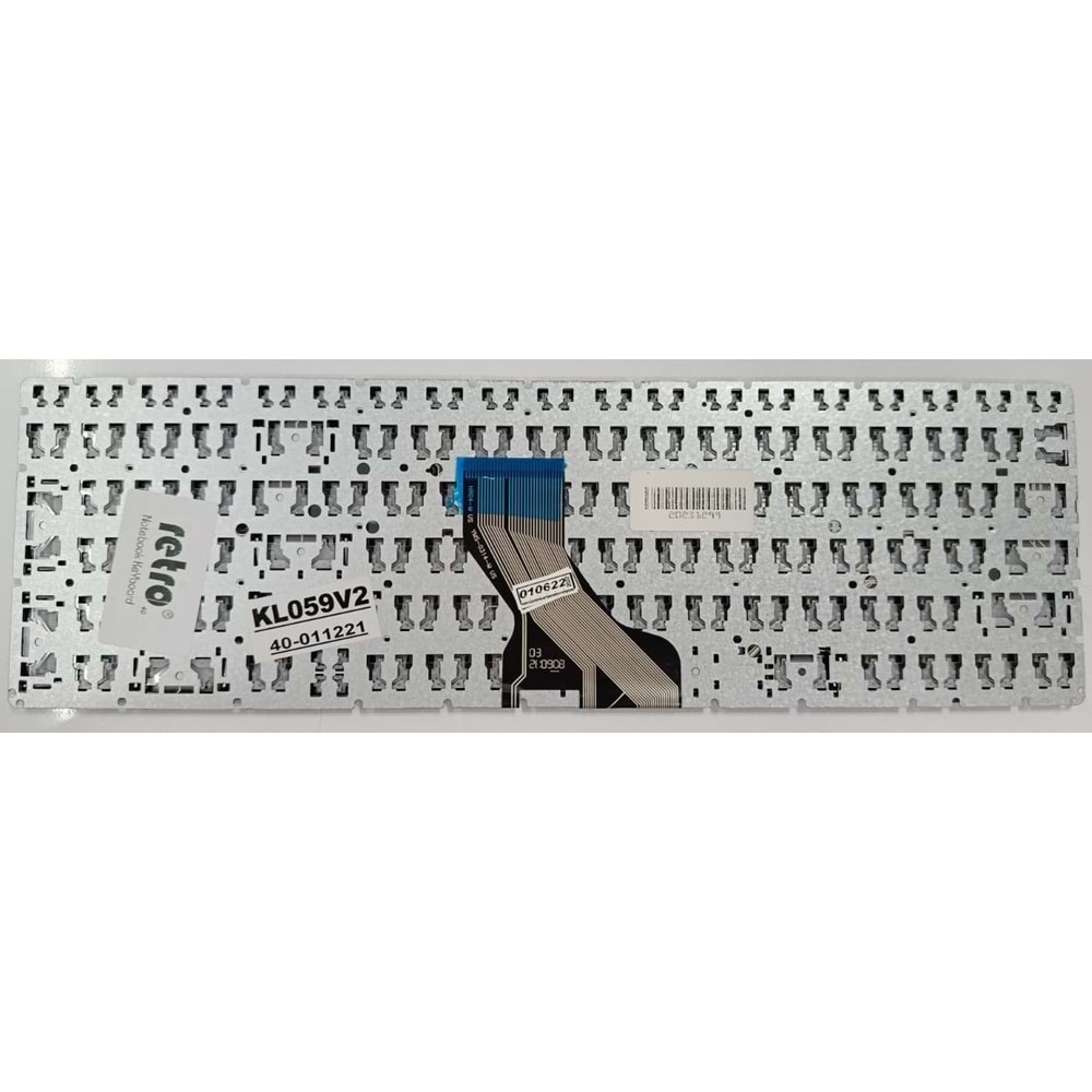 Retro NBKL059V2 Hp 15-da , 15-da0000 Uyumlu Notebook Klavyesi