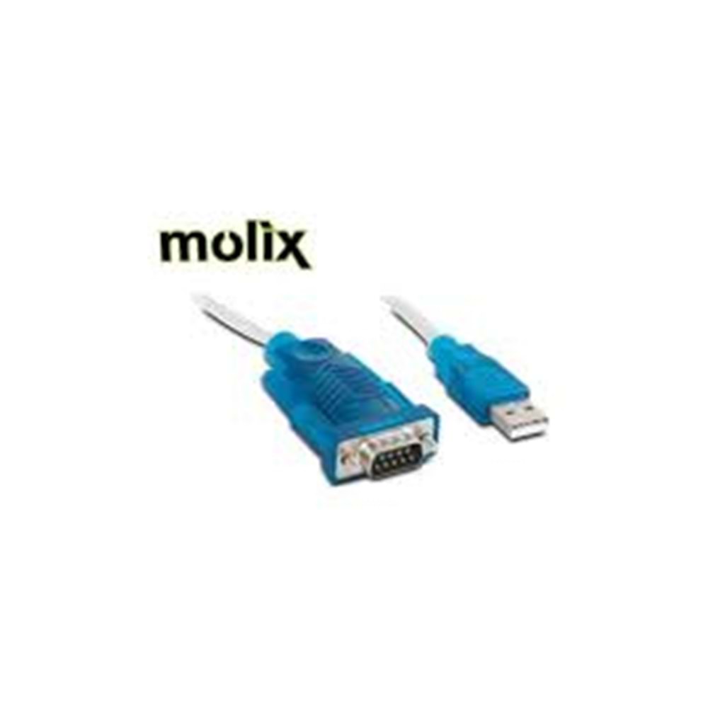 Molix MX-2432 USB to RS232 0,30M Çevirici