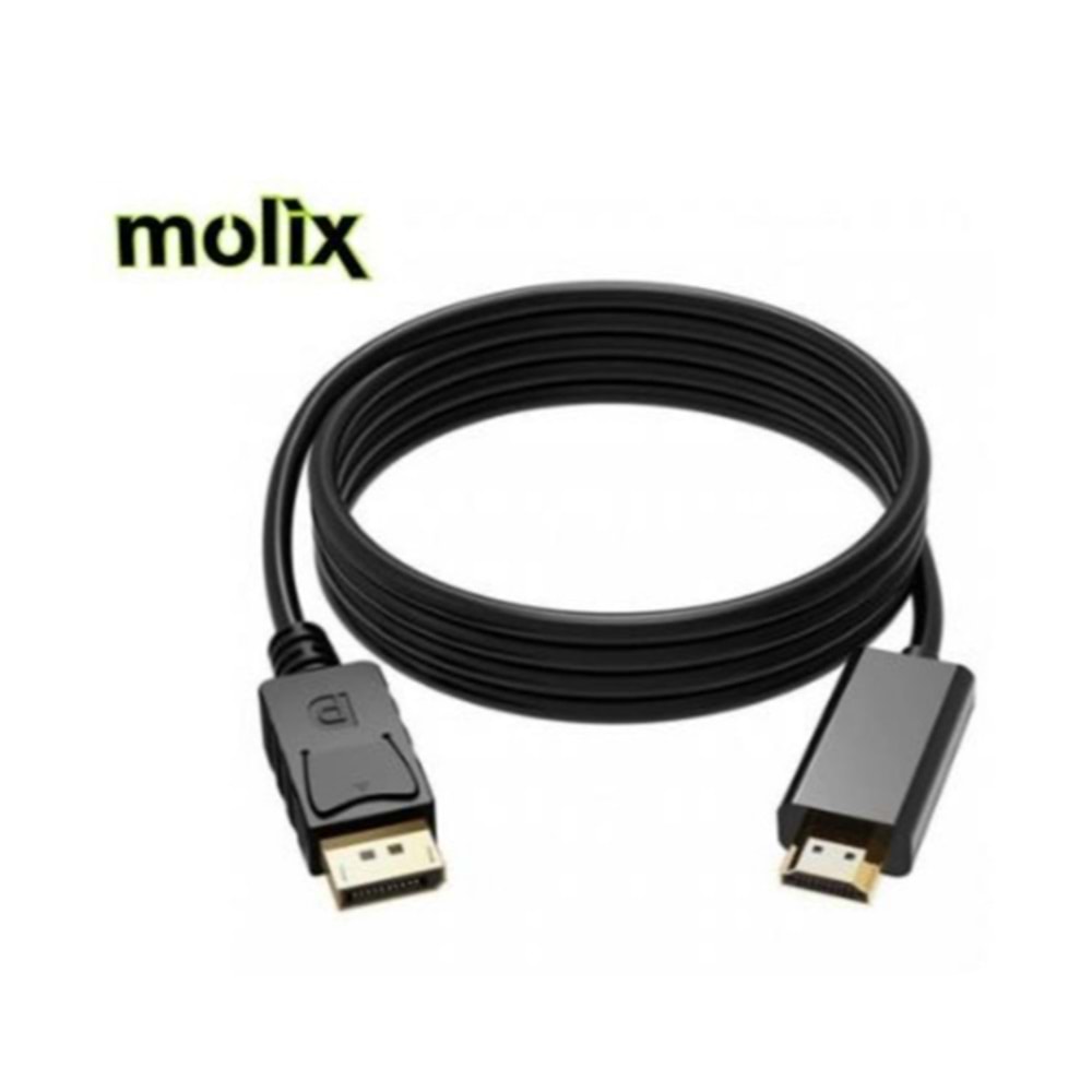 Molix MX-2570 Display to HDMI 1,8M Çevirici Kablo