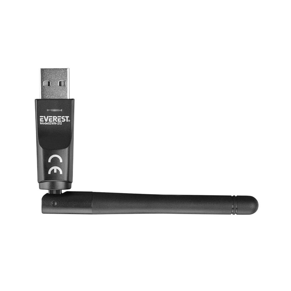 Everest EWN-212 150 Mbps 2,4GHz 2dBi MT7601 Chipset Wifi USB Kablosuz Adaptör
