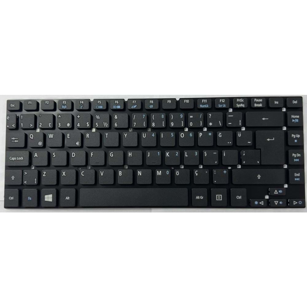 Retro NBKL783TR Acer Aspire 3830, 3830G, 3830T, 3830TG Notebook Klavyesi - Tuş Takımı / Siyah - TR