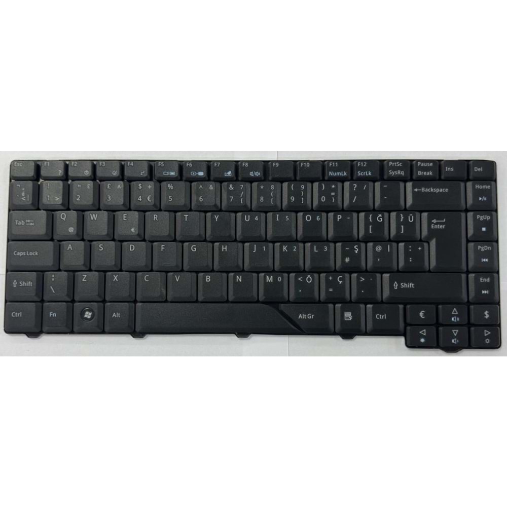 Retro NBKL402M Acer Aspire 4520, 4710 Uyumlu Notebook Klavye - Tuş Takımı / Mat - Siyah - TR