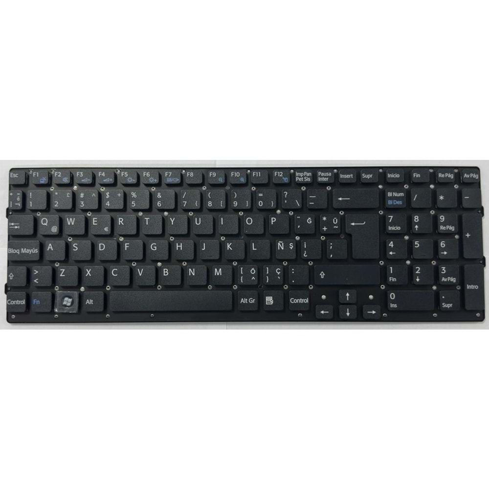 Retro NBKL660TR Sony Vaio VPCF2 Uyumlu Notebook Klavyesi - Siyah - TR