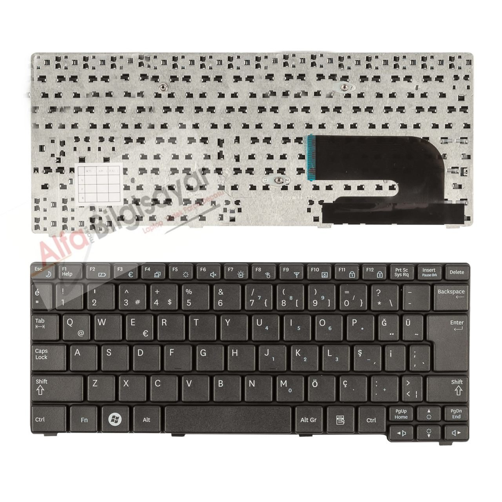 Retro NBKL215BTR Samsung N150 Uyumlu Notebook Klavyesi - Siyah - TR