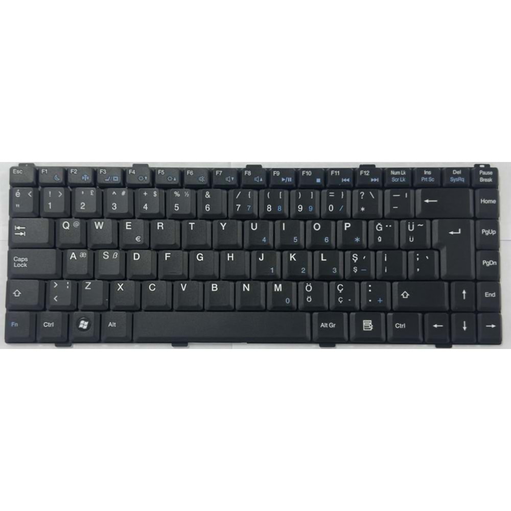 Retro NBKL437 Casper TW3,TW7 Uyumlu Notebook Klavyesi - TR