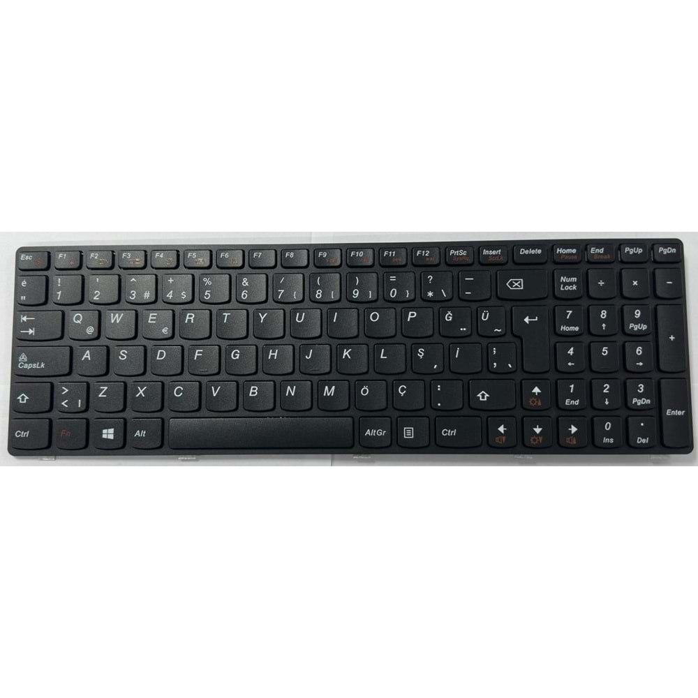 Retro NBKL606APT Lenovo Z750 Uyumlu Notebook Klavyesi