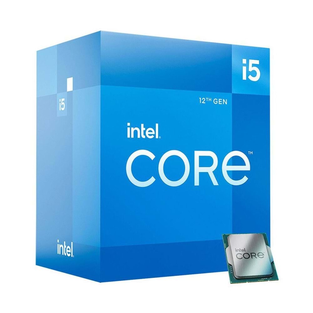 Intel Alder Lake Core i5-12400F 2,50Ghz 18MB 1700p 12,Nesil Fanlı İşlemci