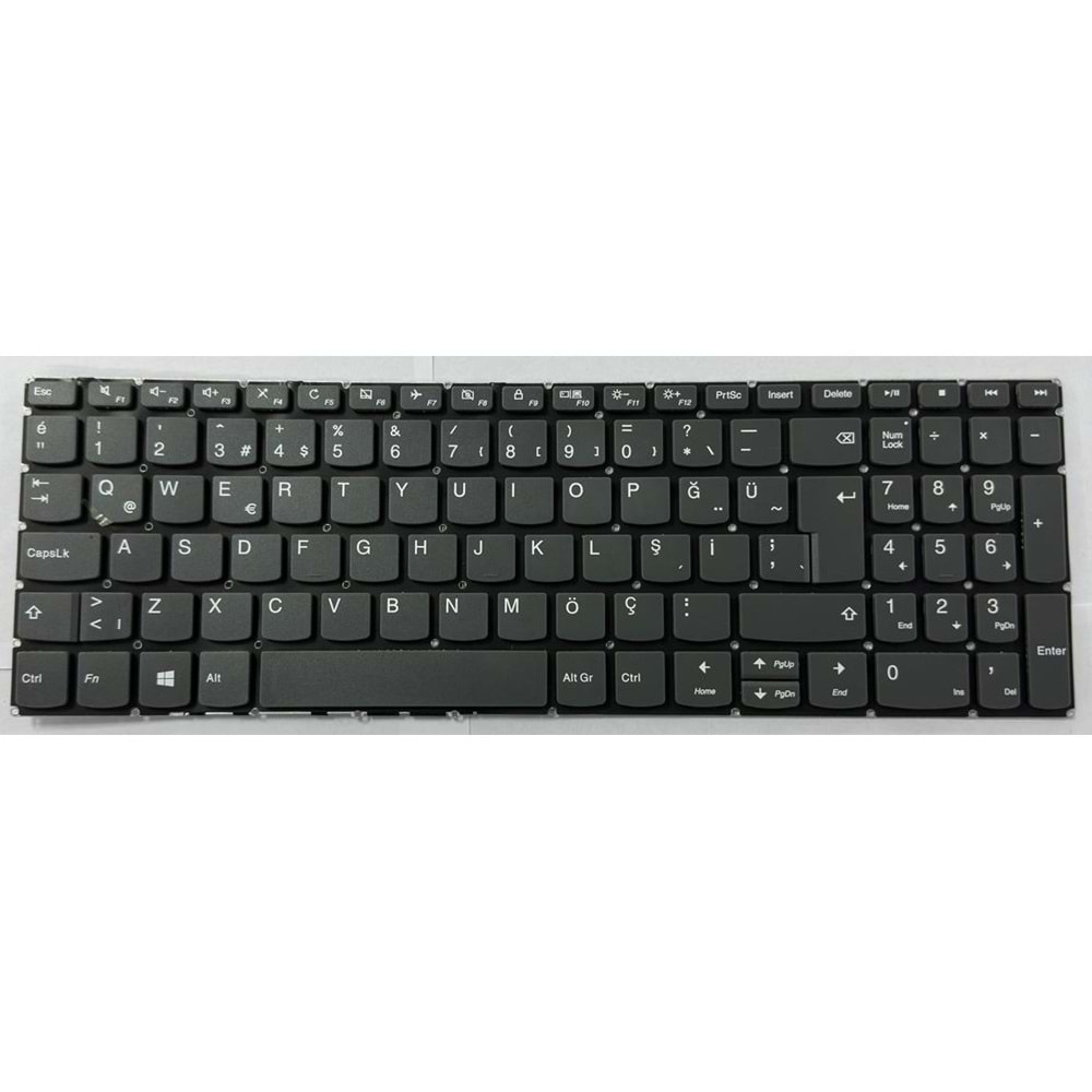 Retro NBKL224 Lenovo V330-15ISK Uyumlu Notebook Klavyesi - Siayh - TR
