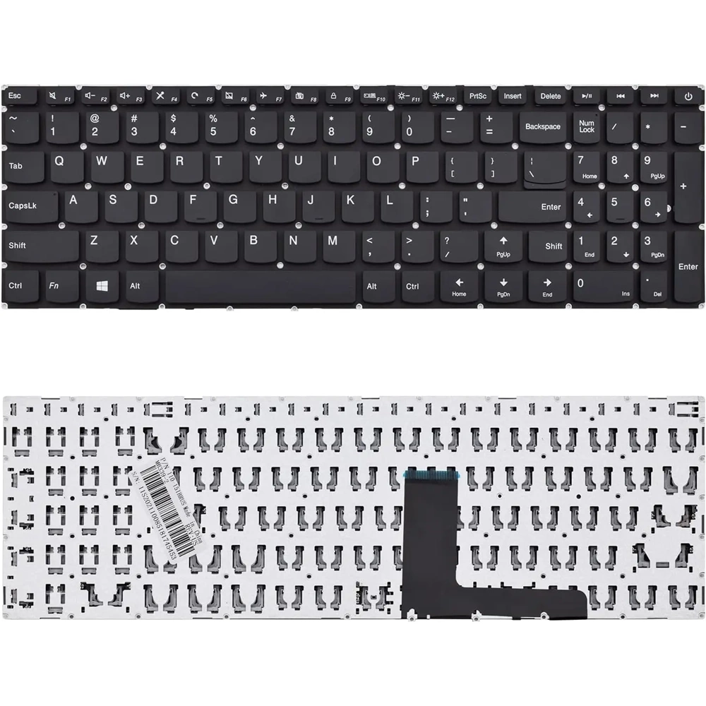 Retro NBKL224 Lenovo V330-15ISK Uyumlu Notebook Klavyesi - Siayh - TR