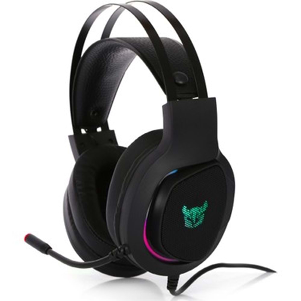 Rowl RGH-01 TYTO Siyah USB 7,1 Surround RGB Gaming Mikrofonlu Oyuncu Kulaklığı