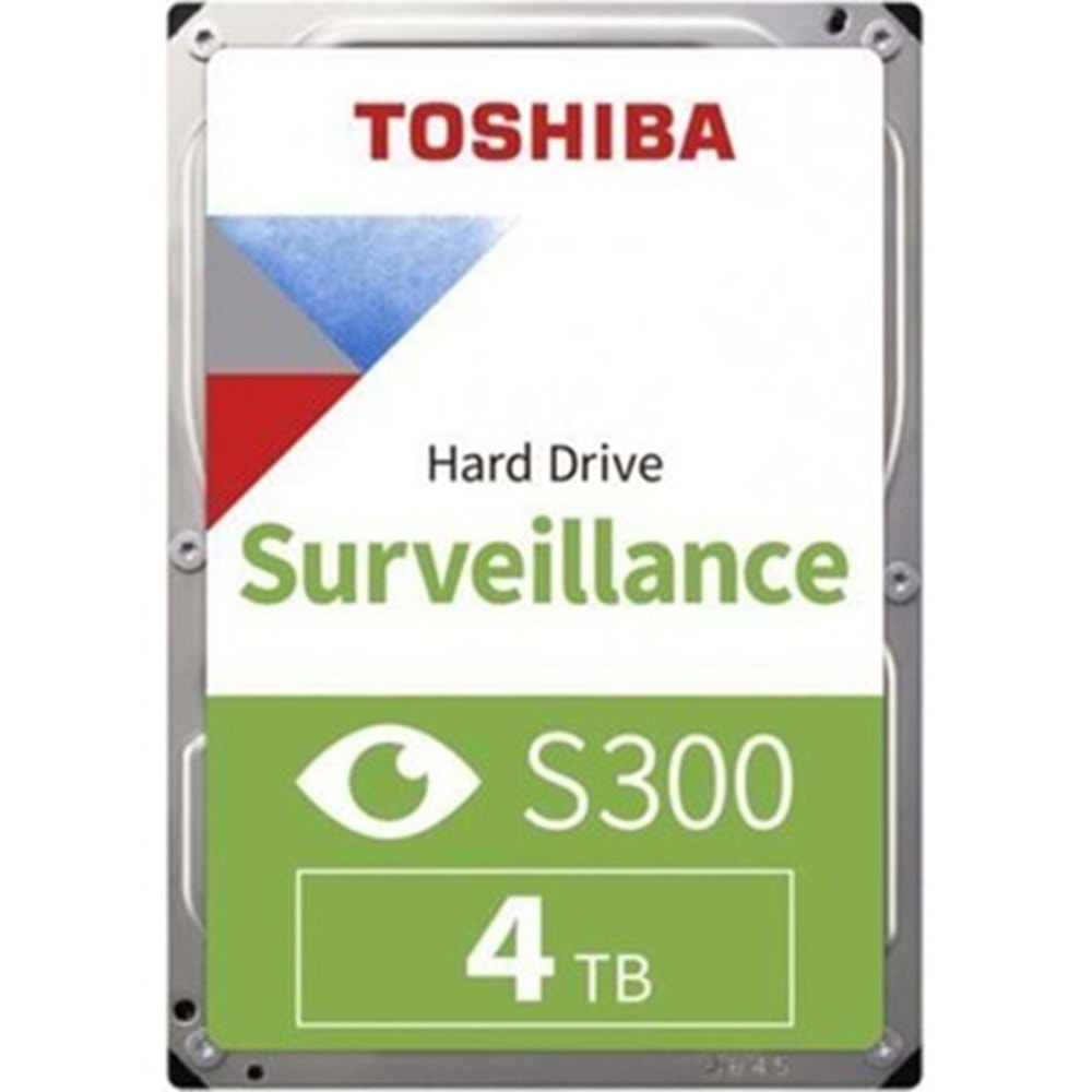 Toshiba S300 4TB 5400RPM Sata3 128MB 7/24 Masaüstü Harddisk (HDWT840UZSVA)