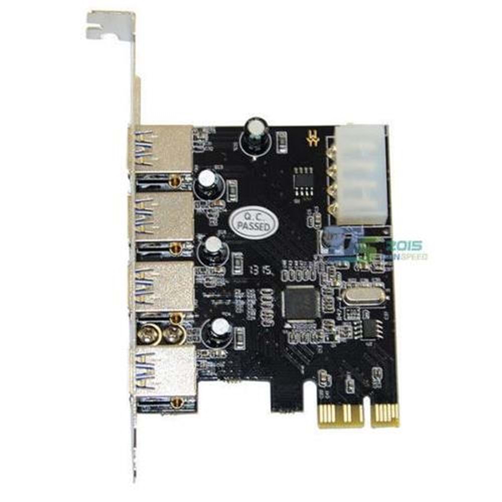 Alfais 4538 Pci-e Express 4 Port Usb 3,0 Kart Çoklayıcı Çoğaltıcı