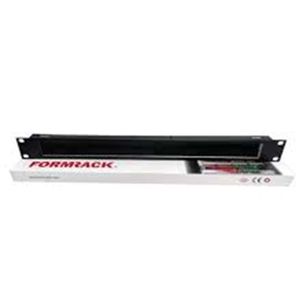 Formrack F0565F01U 1U Fırçalı Organizer