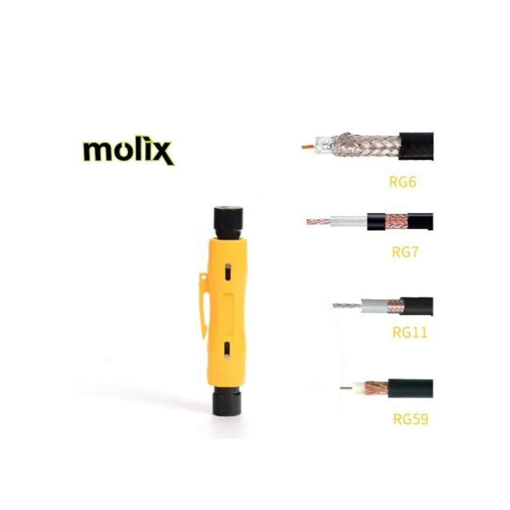 Molix MX-8010 Koaksiyel Kablo Soyucu