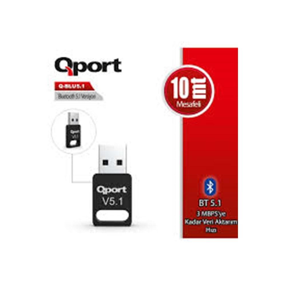 QPORT Q-BlU5,1 5,1 Bluetooth Adaptör