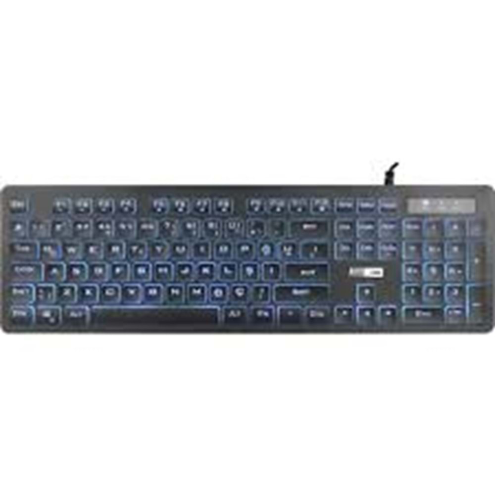 Altec Lansing ALGK8264 Siyah Zemin Aydınlatmalı Q Multimedya Fonksiyonlu Mekanik Hisli Gaming Klavye