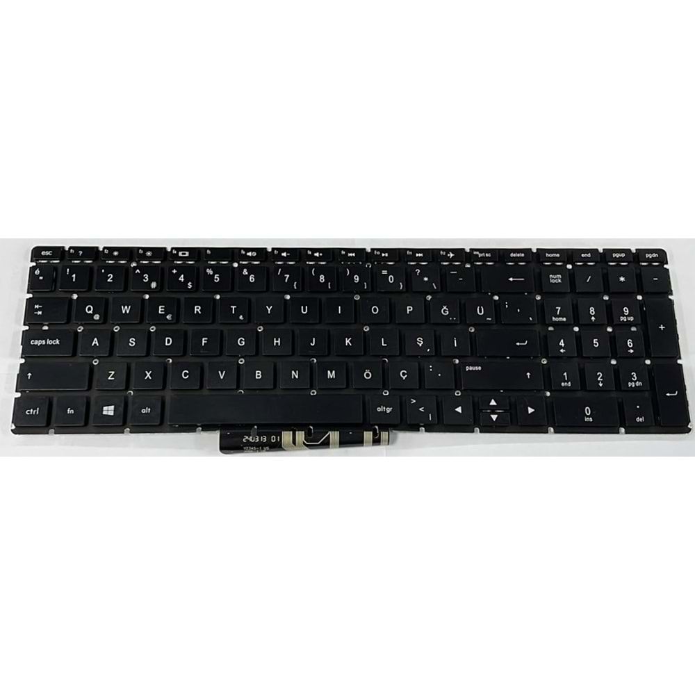 Retro NBKL1145 Hp 15-DW0000 , 15-DW Uyumlu Siyah Notebook Klavyesi