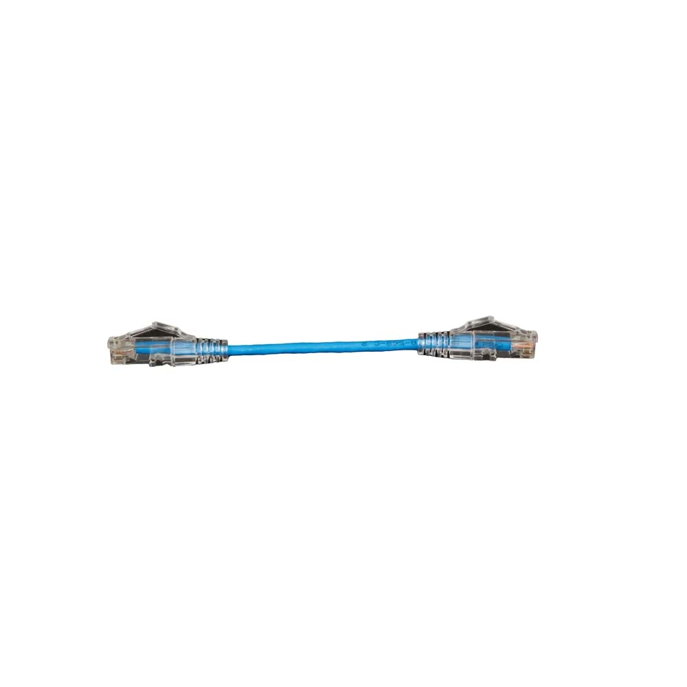 Necip Bilgisayar A102-TR CAT6A 10GIGABYTE 50U 0,15CM 28AWG Mavi Patch Cord Kablo