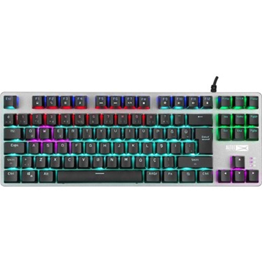Altec ALGK8404 Siyah/Gümüş Blue Switch Kompakt Mekanik Gaming Klavye