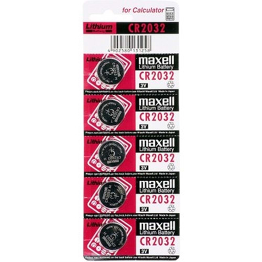 Maxell CR2032 3V Lityum Düğme Pil